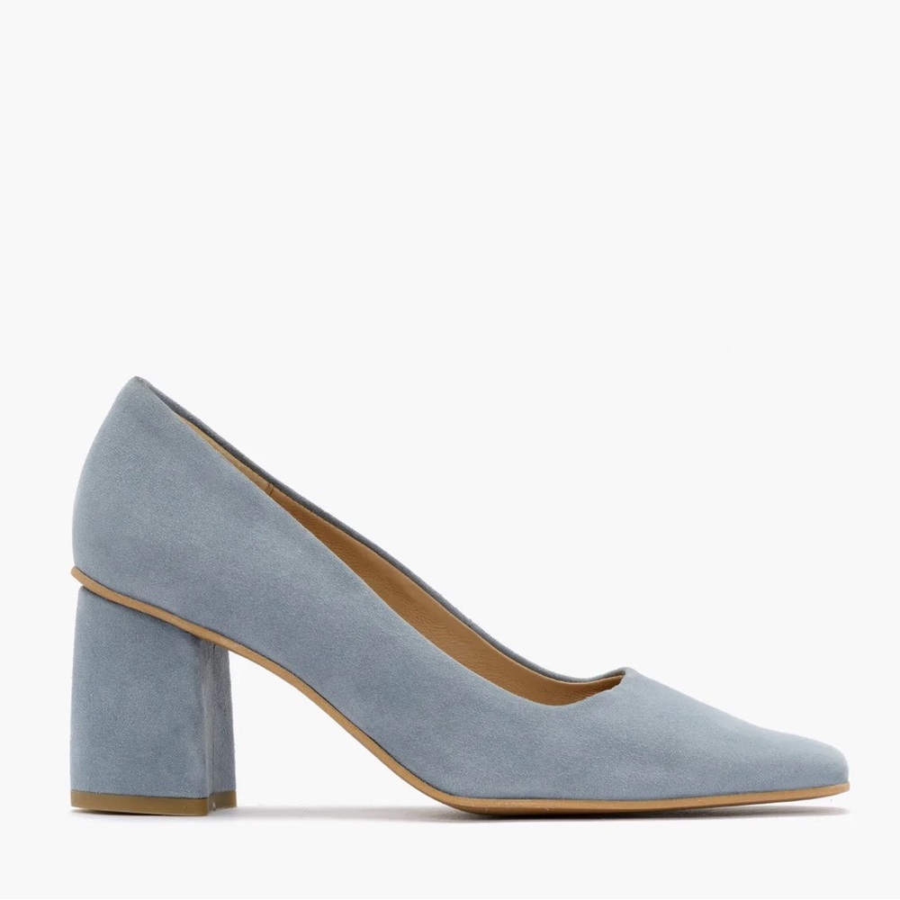 Women blue shoes made in Poland different sizes available